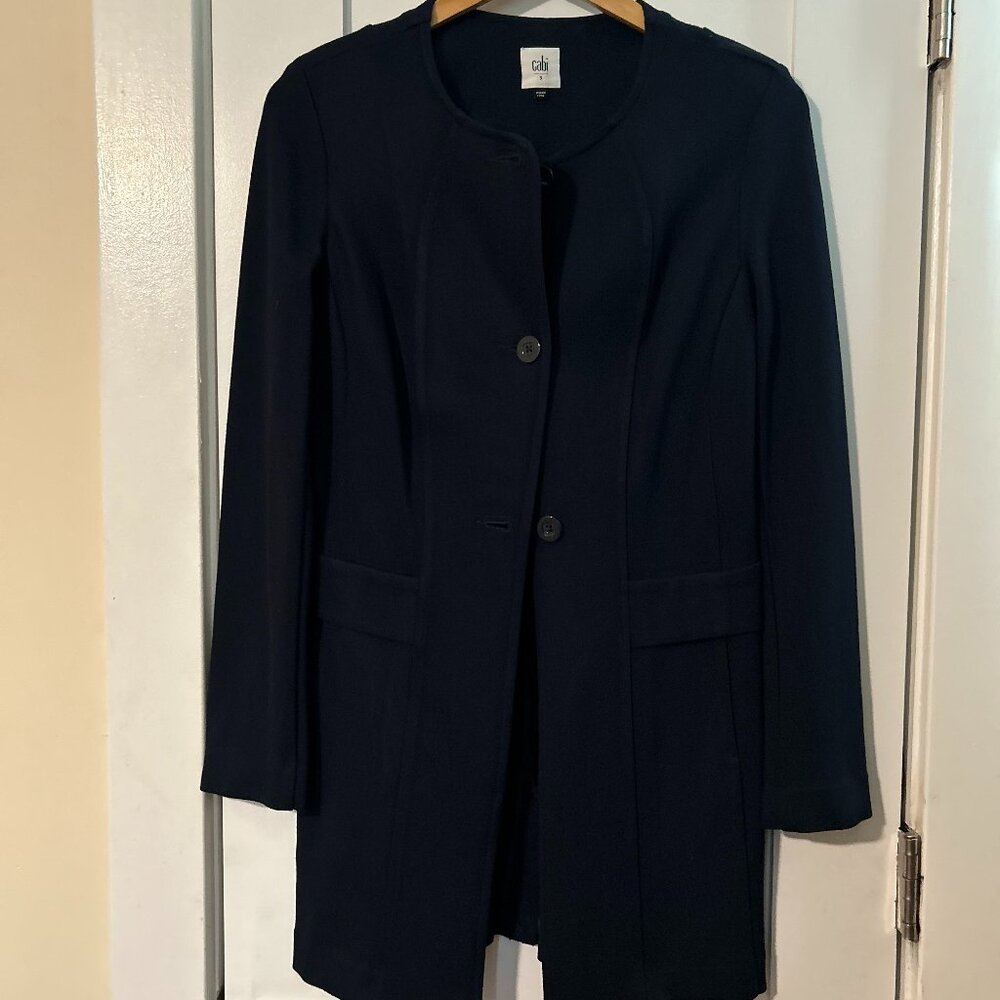 BLACK FRIDAY SALE! Cabi navy collarless jacket